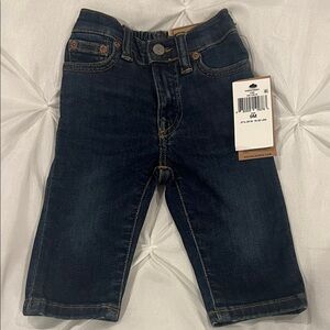 NWT Ralph Lauren Dark Blue Kids Jeans Size 9 months